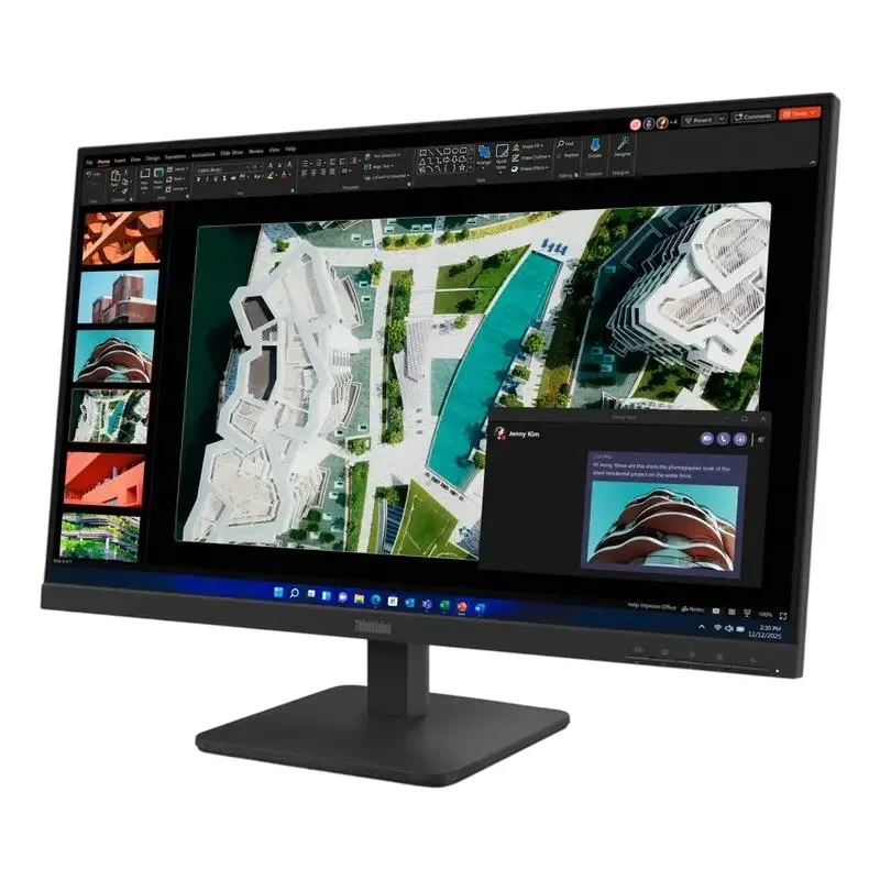27" LENOVO ThinkVision S27-4e, Black, IPS, 1920x1080, 100Hz, 4ms, 300cd, CR1500:1, D-Sub+HDMI 8