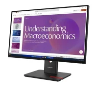 24" Monitor Lenovo T24D-40, IPS 1920x1080 FHD, Black 6