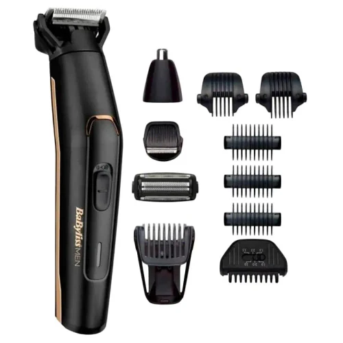 Men's Trimmer BaByliss 11-in-1 Carbon Titanium Multi Trimmer MT860E, Black 