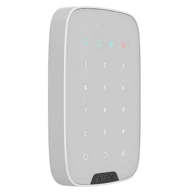 Wireless Touch Keypad Ajax KeyPad, White 4