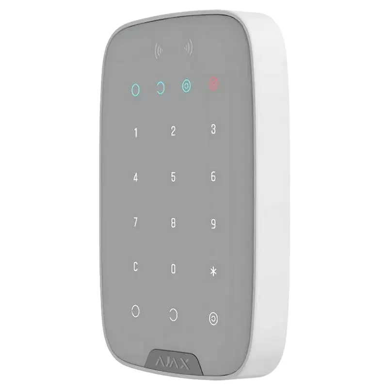 Wireless Touch Keypad Ajax KeyPad, White 5