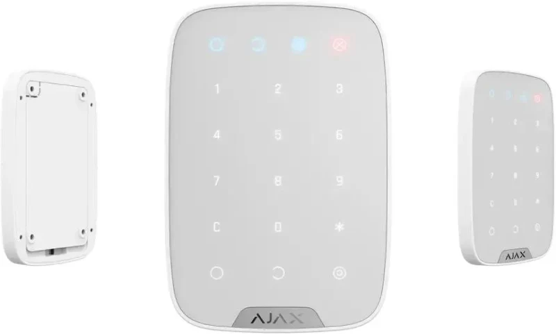 Wireless Touch Keypad Ajax KeyPad, White 6