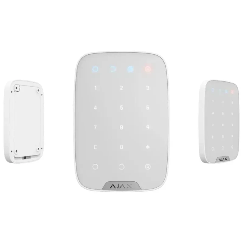 Wireless Touch Keypad Ajax KeyPad, White 3