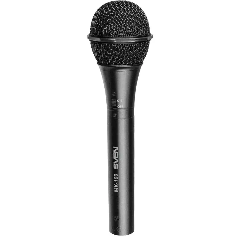 Karaoke Microphone SVEN MK-100, Wired Analog, Black 4