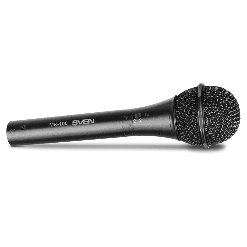 Karaoke Microphone SVEN MK-100, Wired Analog, Black 3