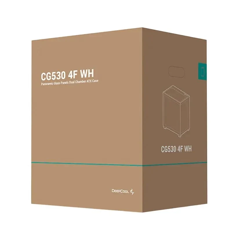 PC Case Deepcool CG530 4F, Midi-Tower, w/o PSU, White 2