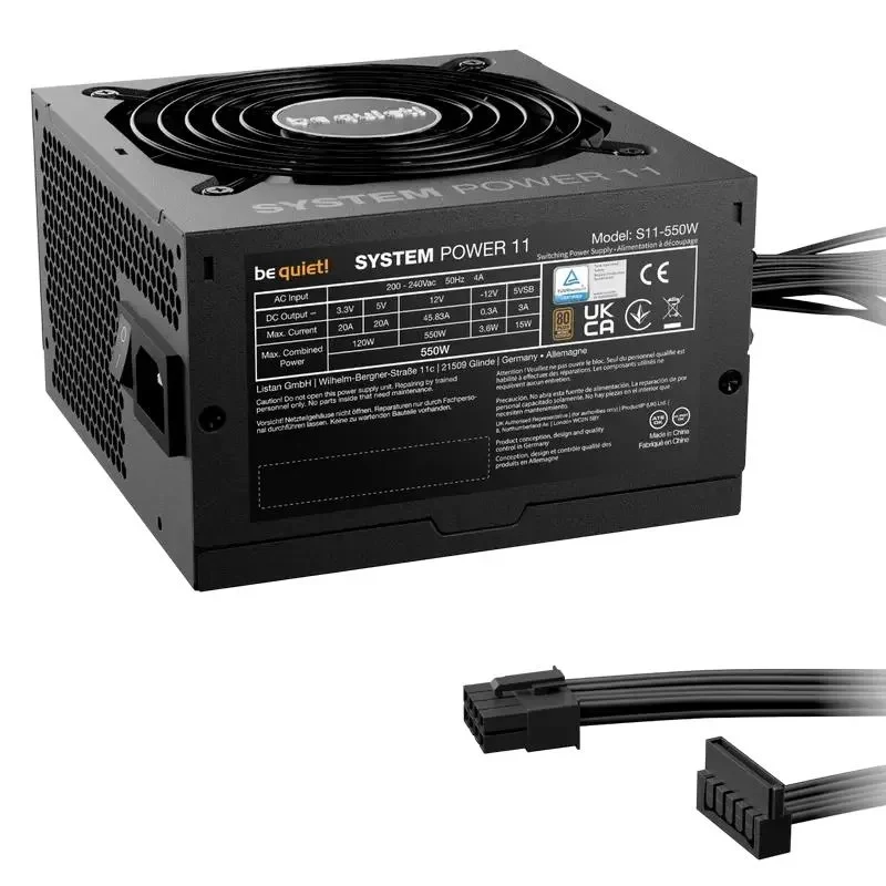 PC Power Supply be quiet! SYSTEM POWER 11, 550W, ATX 3