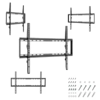 Fixed Wall Mount Gembird WM-70F-03, Black 4