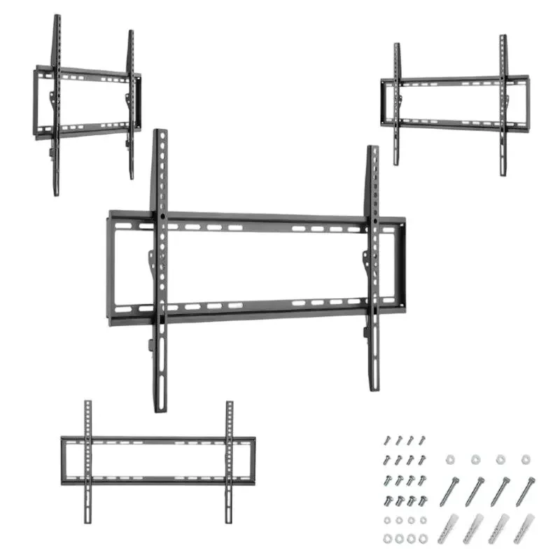 Fixed Wall Mount Gembird WM-70F-03, Black 4