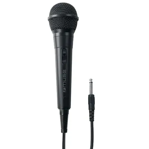 Karaoke Microphone MUSE MC-20 B, Wired Analog, Black