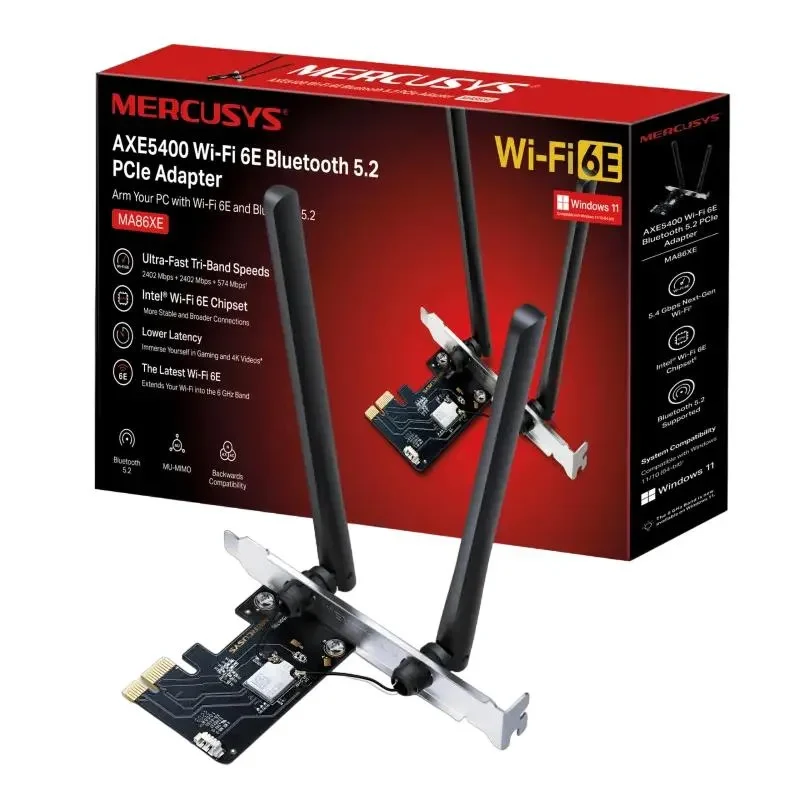 PCle Adapter MERCUSYS MA86XE, PCI-E 2