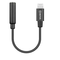 Audio Adapter Boya BY-K3, Lightning - 3.5 mm, 0,06m, Black 3