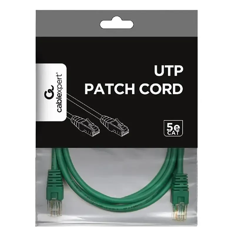 Patch cord Cablexpert PP12-1.5M/G, CAT5e UTP, 1,5m, Green 2
