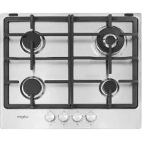 Gas Cooktop Whirlpool TGML 661 IX, Stainless Steel 4