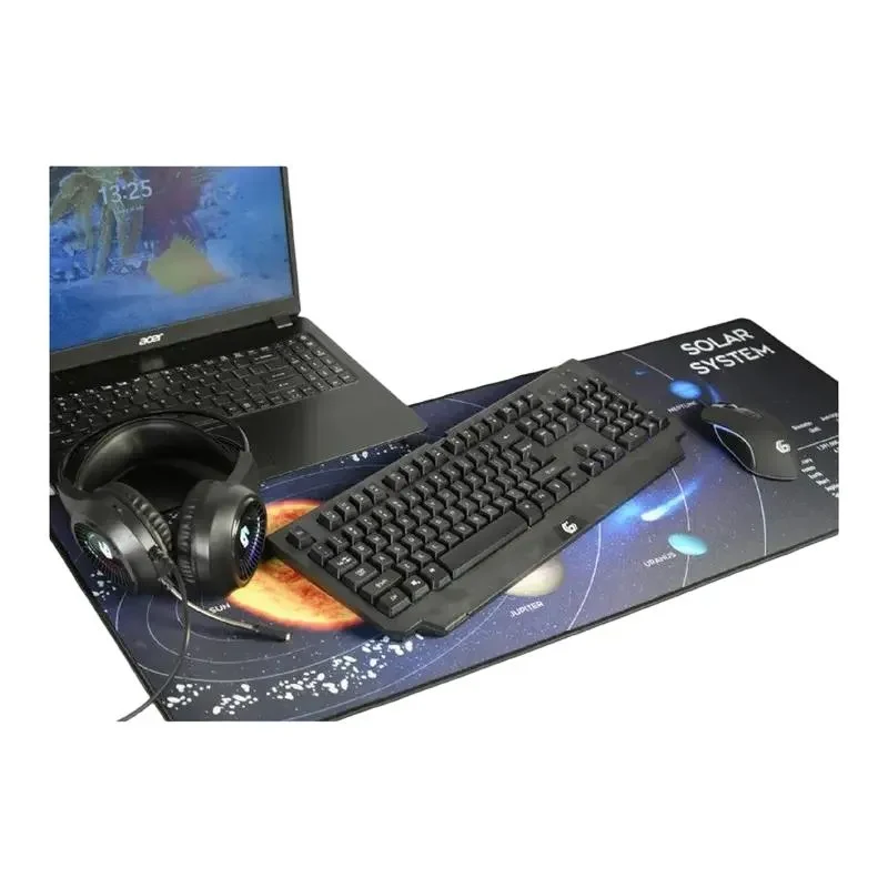 Gaming Mouse Pad Gembird MP-SOLARSYSTEM-XL-01, Large, Black 3