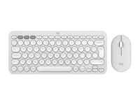 Keyboard & Mouse Kit Logitech Pebble 2 Combo, Wireless, White 3