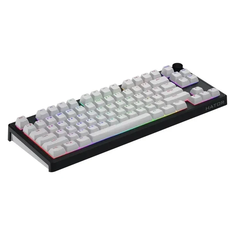 Keyboard HATOR Skyfall 80, Wired / Wireless, Black | White 4