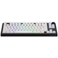 Keyboard HATOR Skyfall 80, Wired / Wireless, Black | White 7
