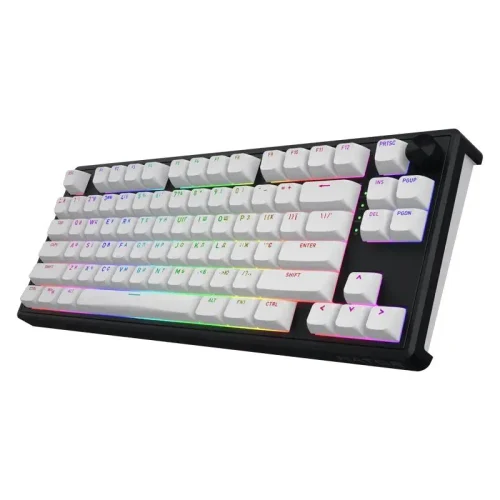 Keyboard HATOR Skyfall 80, Wired / Wireless, Black | White