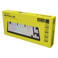 Keyboard HATOR Skyfall 80, Wired / Wireless, Black | White 3