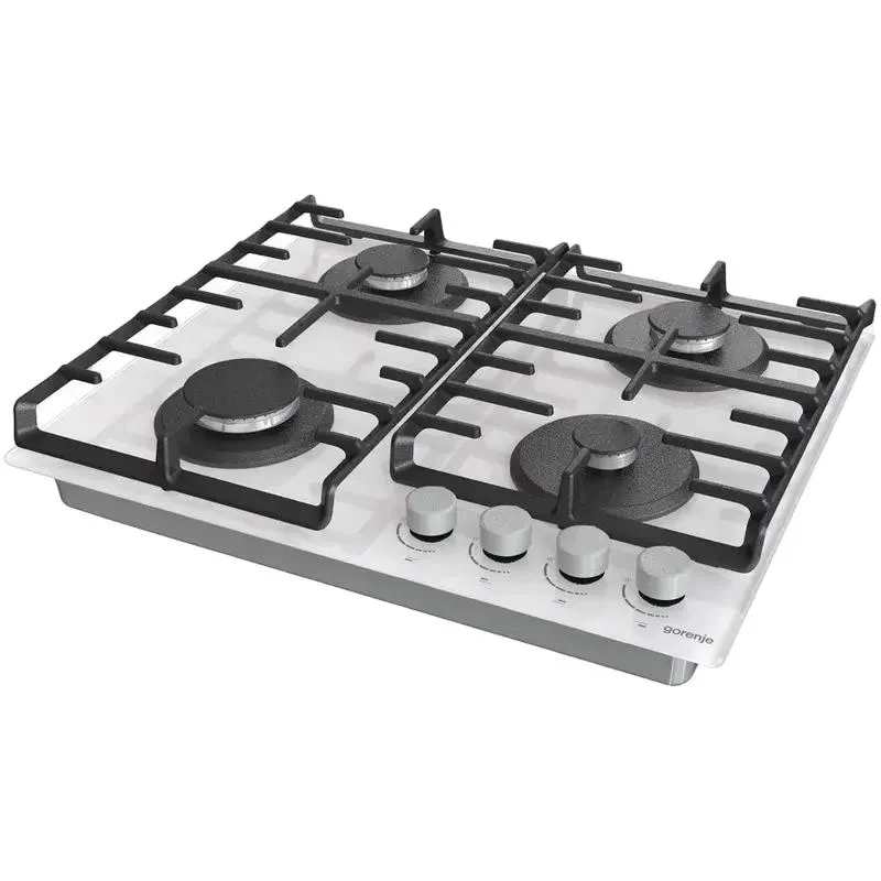Gas Cooktop Gorenje GT 642 AXW, White 5