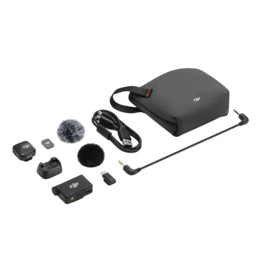 Portable Recording Microphone DJI Mic Mini (1 TX + 1 RX), Wireless, Black