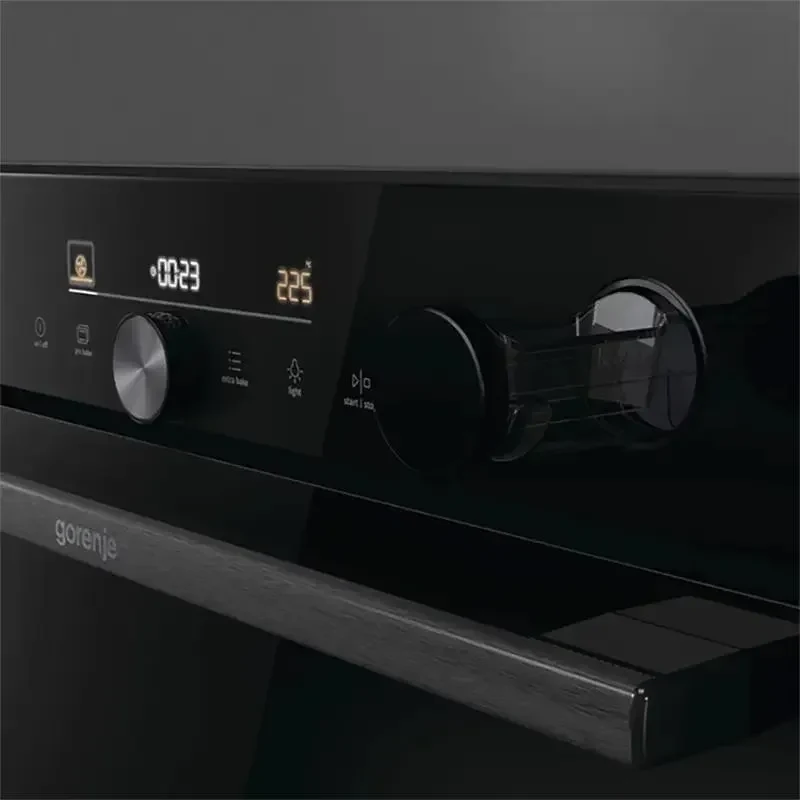 Electric oven Gorenje BPSA6747DGWI, Black 5