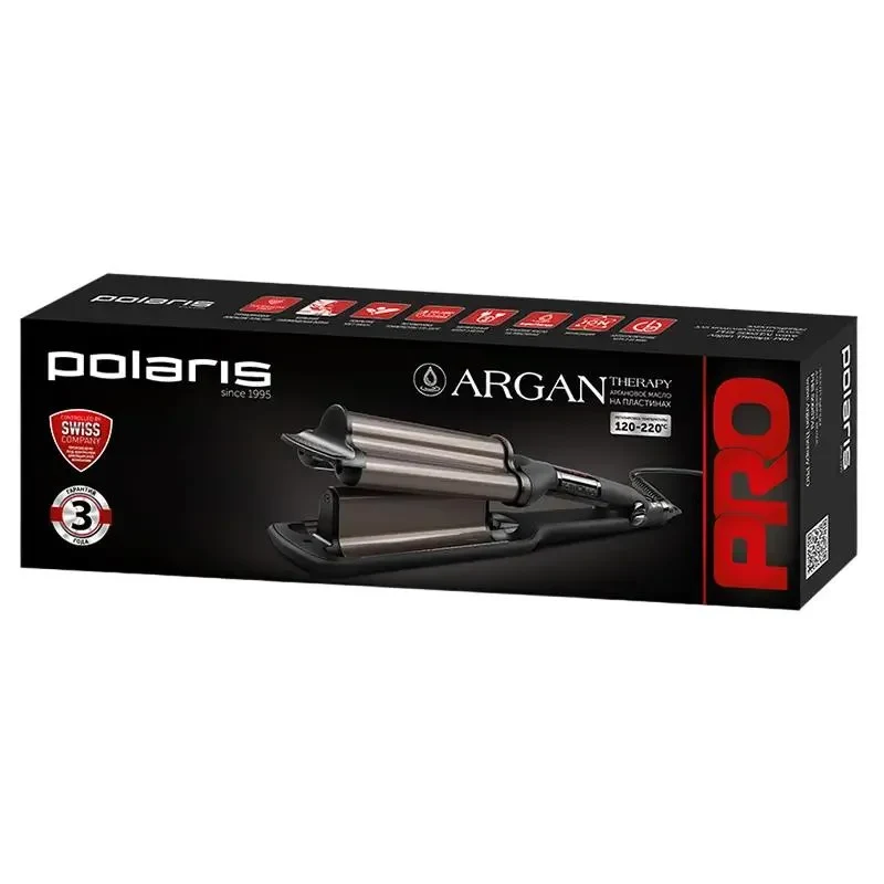 Styler Polaris PHS 5095TAi, 80W, Black 4