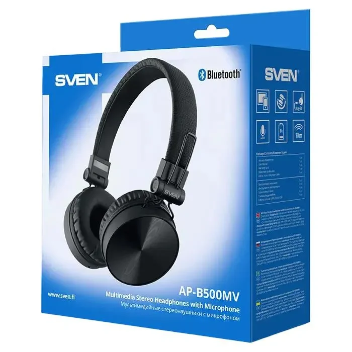 Headphones SVEN AP-B500MV, Black 2