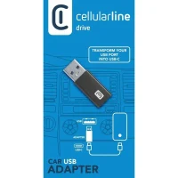 USB Adapter Cellularline USB-C to USB, Black 2
