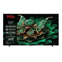 98" MiniLED SMART TV TCL 98Q7C, 3840x2160 4K UHD, Google TV, Black