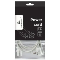 Power Cord Cablexpert PC-186W-VDE, 1.8 m, White