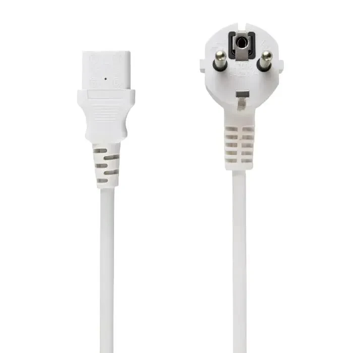 Power Cord Cablexpert PC-186W-VDE, 1.8 m, White 2