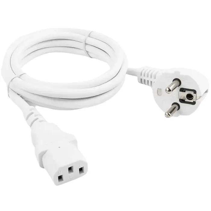 Power Cord Cablexpert PC-186W-VDE, 1.8 m, White 3