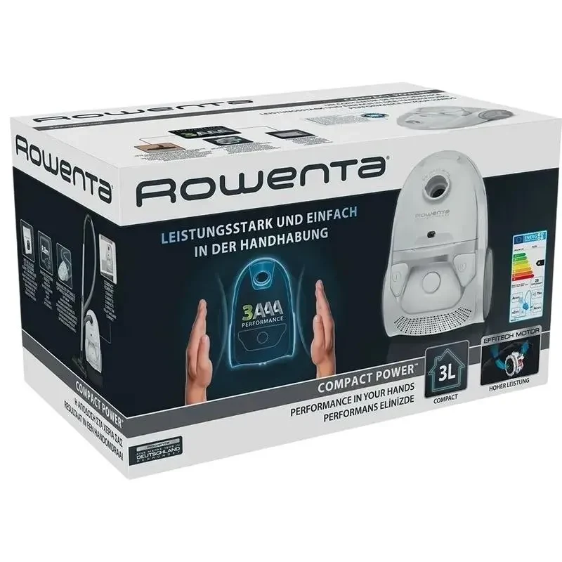 Vacuum Cleaner Rowenta RO3927EA, White 6