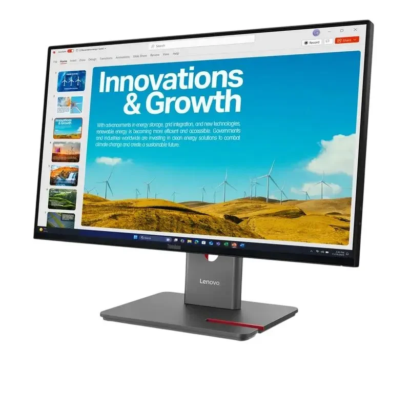 23,8" Monitor Lenovo P24QD-40, IPS 2560x1440 WQHD, Eclipse Black 3
