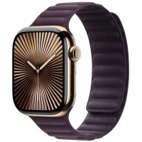 Watch Strap Apple Watch 42mm Magnetic Link, Polyester, Medium, Blackberry