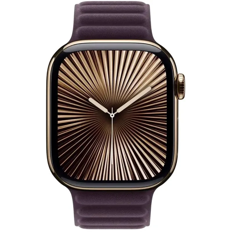 Watch Strap Apple Watch 42mm Magnetic Link, Polyester, Medium, Blackberry 2