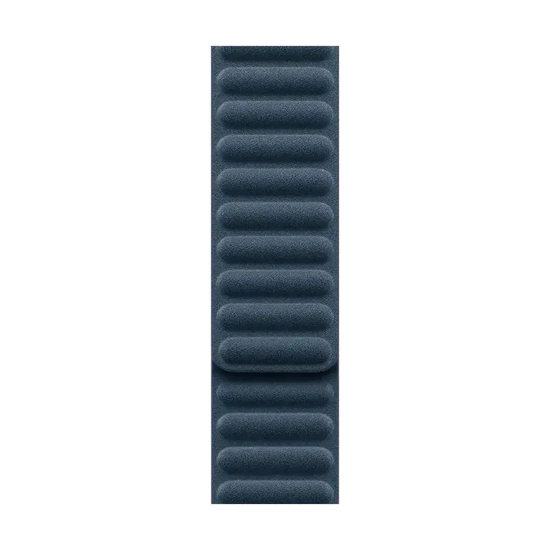 Watch Strap Apple Watch 45mm Magnetic Link, Polyester, Medium, Pacific Blue 2