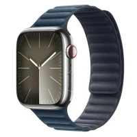 Watch Strap Apple Watch 45mm Magnetic Link, Polyester, Medium, Pacific Blue 3