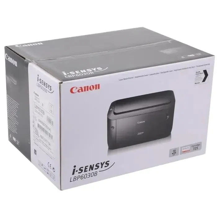 Laser Printer Canon Printer LBP-6030B Bundle, & CRG725 x 2 pcs, A4, Black 4