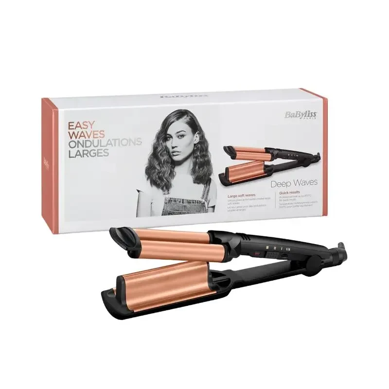 Hair Curler BaByliss Deep Waver W2447E, Black | Gold 5