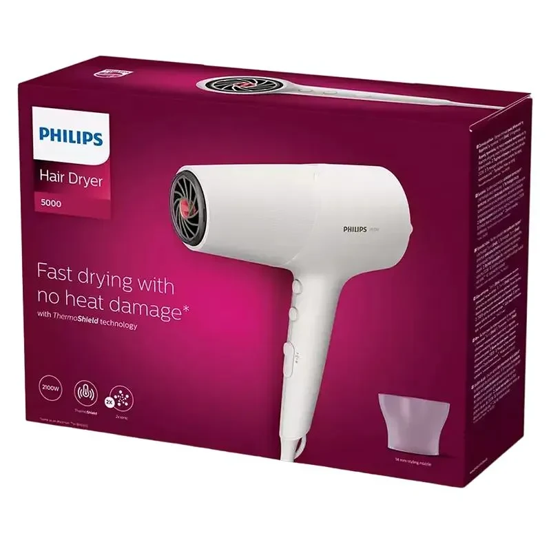 Hair Dryer Philips BHD501/00, 2100W, White 2