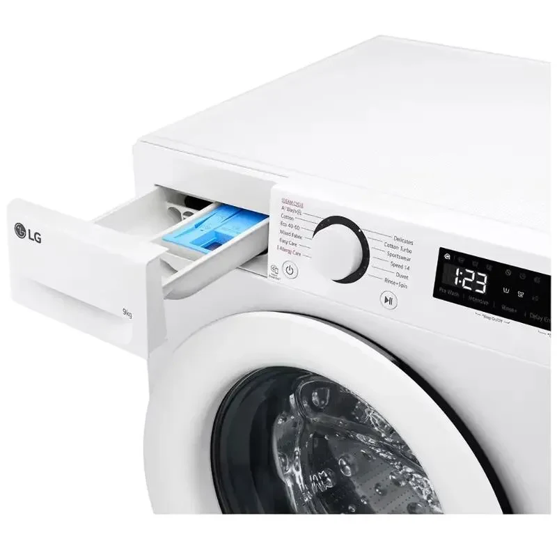 Washer LG F4WR509SWW, 9kg, White 7