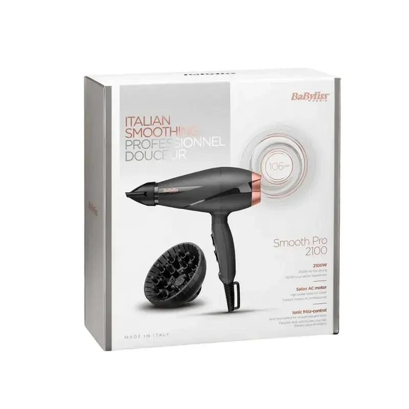 Hair Dryer BaByliss Smooth Pro 6709DE, 2100 W, Black 2