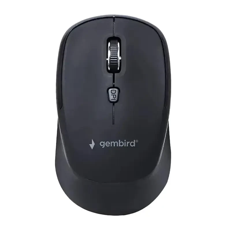 Keyboard & Mouse Kit Gembird KBS-WCH-04-RU, Wireless, Black 4