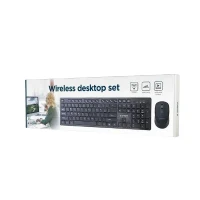Keyboard & Mouse Kit Gembird KBS-WCH-04-RU, Wireless, Black 5