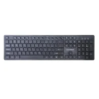 Keyboard & Mouse Kit Gembird KBS-WCH-04-RU, Wireless, Black