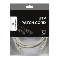 Patch cord Cablexpert PP6U-3M, Cat6 UTP, 3m, Grey 2