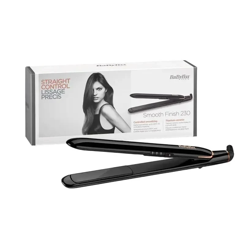 Hair Straightener BaByliss Smooth Finish ST250E, Black 6